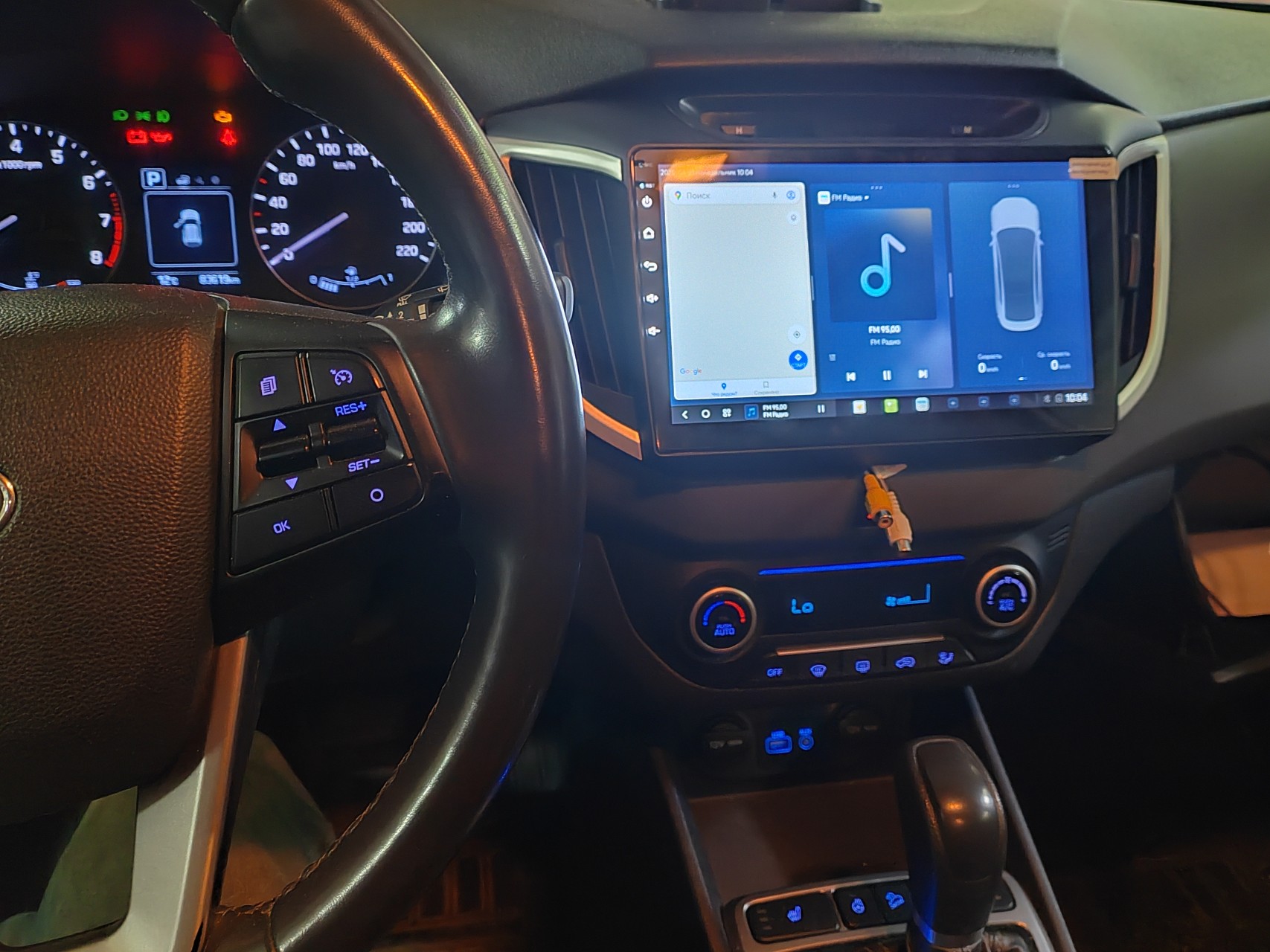 Замена штатной магнитолы на Hyundai Creta