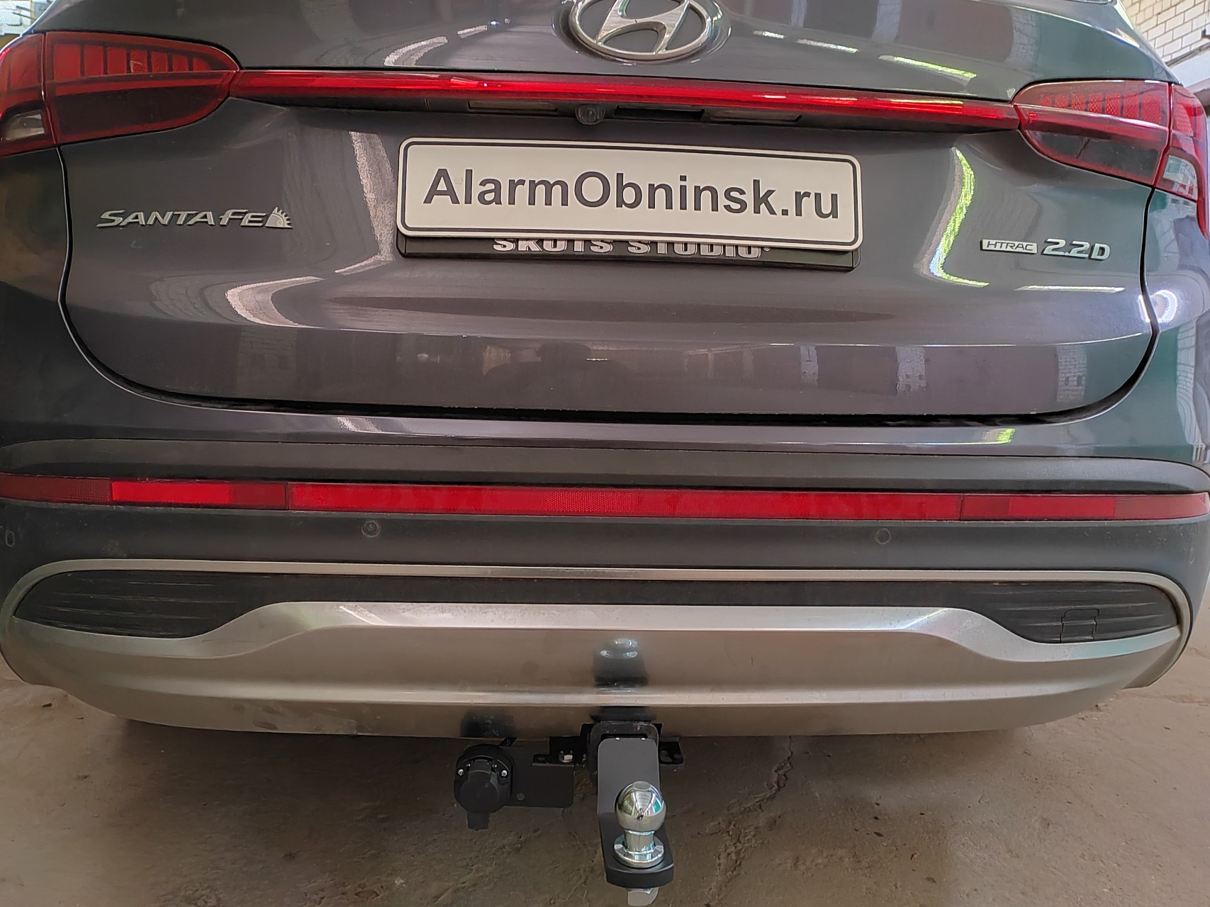 Установка фаркопа на Hyundai  Santa Fe IVre TM 2021 -