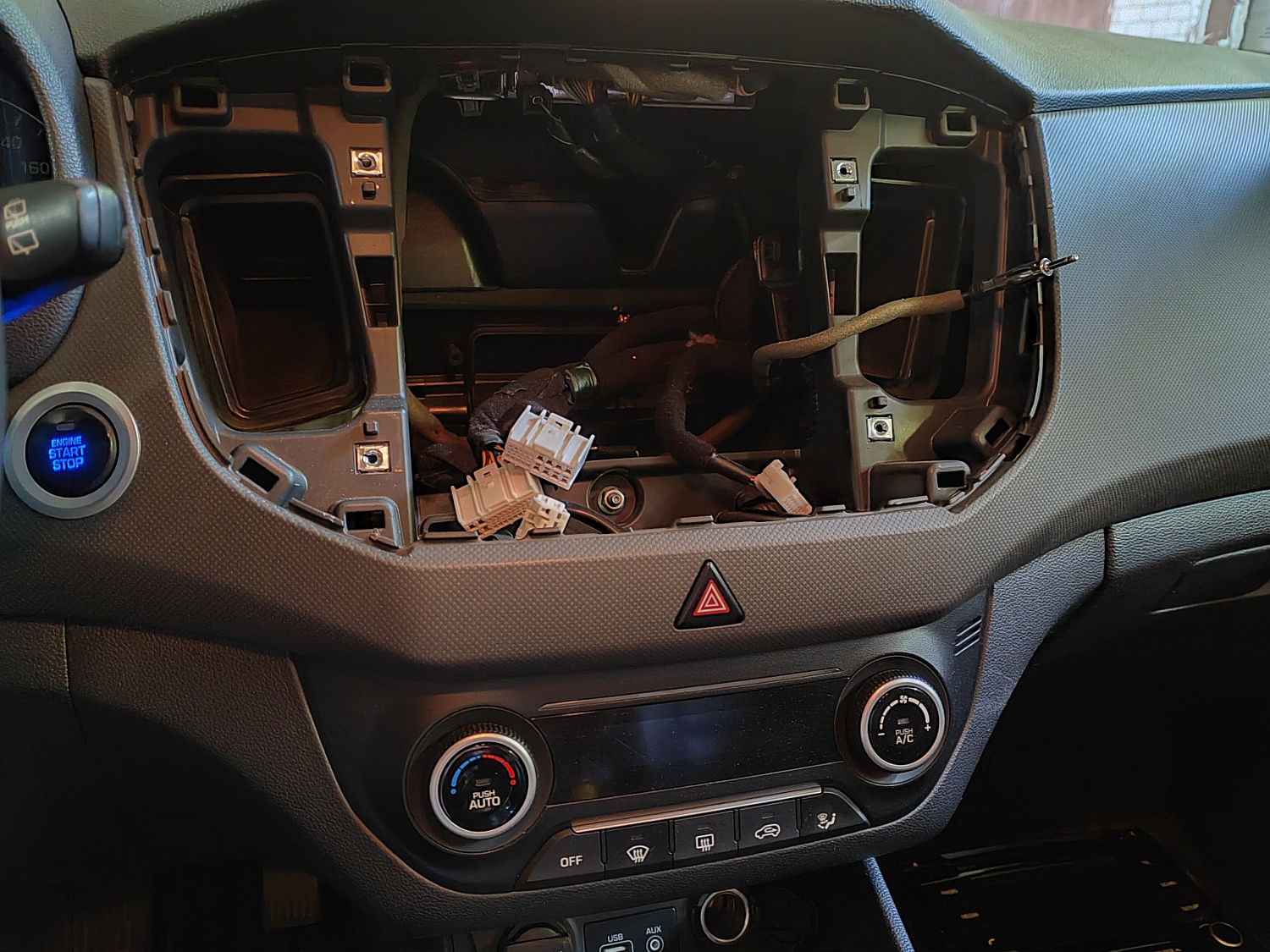 Установка магнитолы Андройд на Hyundai Creta